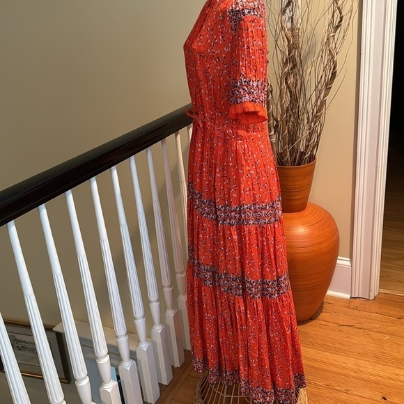 Free People NWOT orange dress - Picture 4 of 10